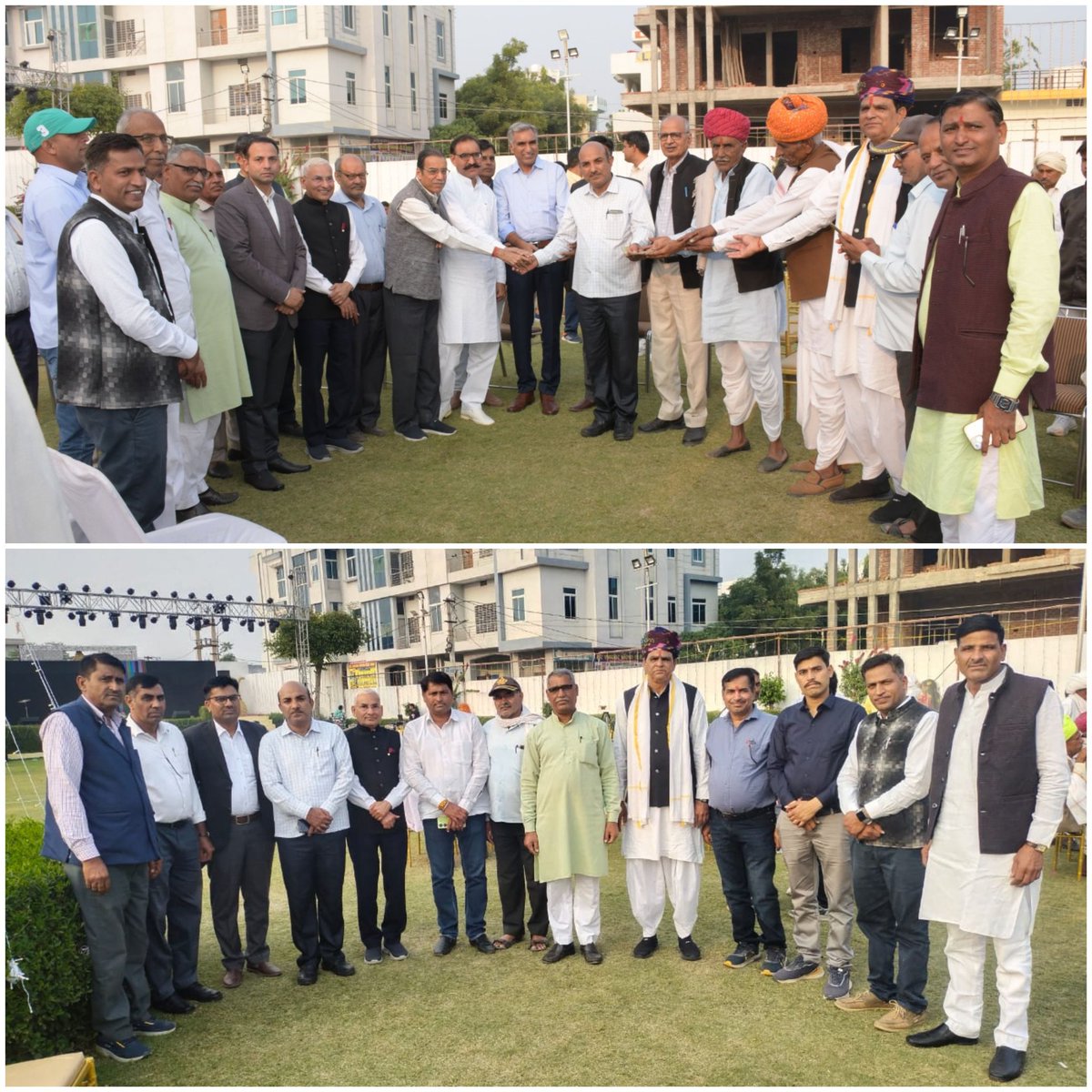 <a href="/GKAP_Rajasthan/">गुर्जर कर्मचारी अधिकारी कल्याण परिषद</a> प्रदेश कार्यकारिणी को श्री महावीर भेड़ी JEN(PWD) द्वारा अपने शादी समारोह में एक महीने की सैलरी जयपुर GKAP के भवन निर्माण हेतु प्रदान की।
<a href="/DarshanSinghMLA/">Darshan Singh Gurjar</a> <a href="/Jai_Shri_Dev/">श्री देवनारायण भगवान 🚩</a> <a href="/Rajendr97662128/">Rajendra SINGH TANWAR</a> <a href="/AnitaSingh4BJP/">Anita singh gurjar</a> <a href="/GRKhatana_/">Gajraj Khatana</a> <a href="/IndrajGurjarinc/">Indraj Gurjar</a> <a href="/SachinPilot/">Sachin Pilot</a>