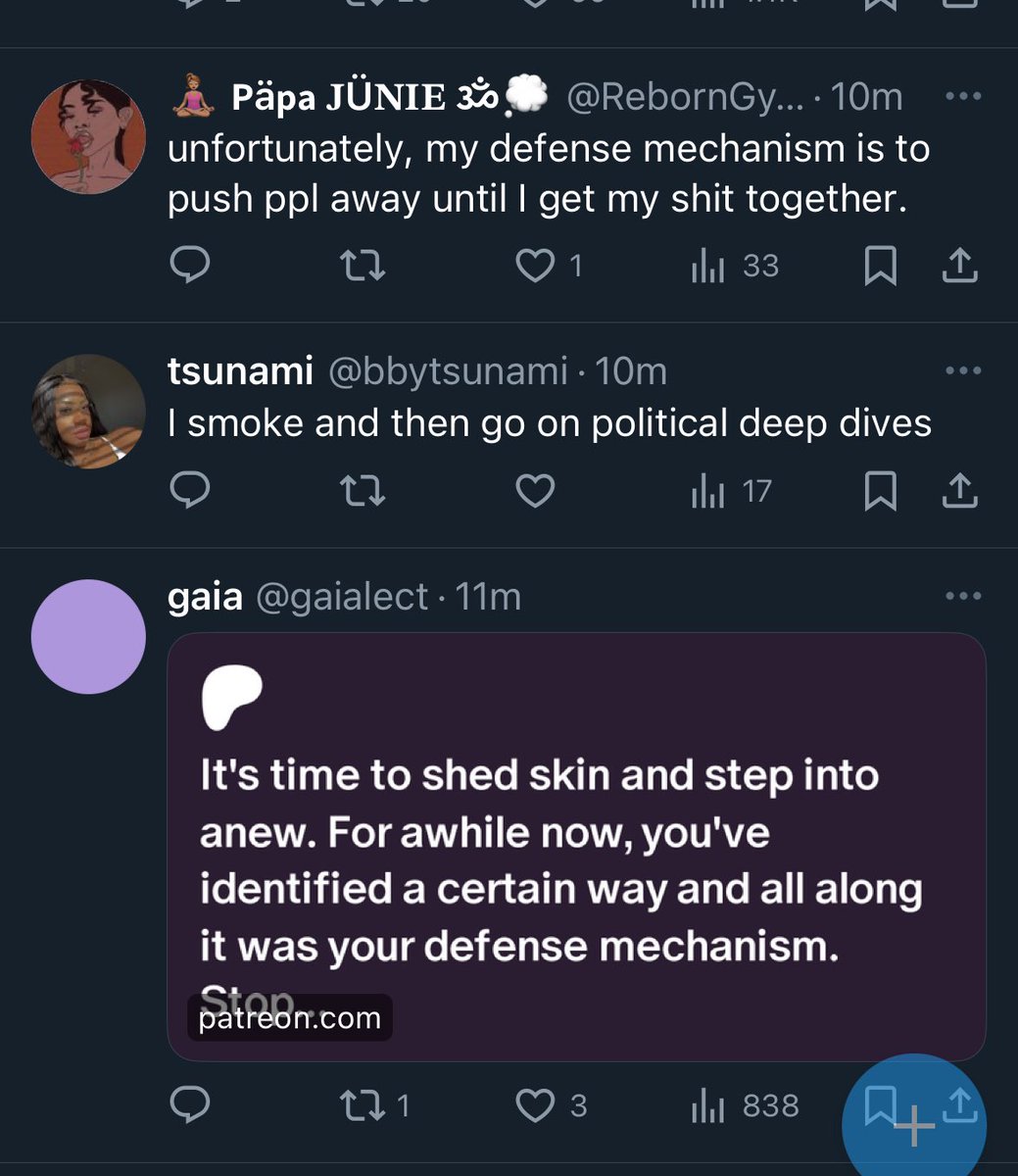 jtarshh's tweet photo. @RebornGypsy well this was my feed lol just food for thought since it popped up under ur tweet https://t.co/wHrDwbNe8D