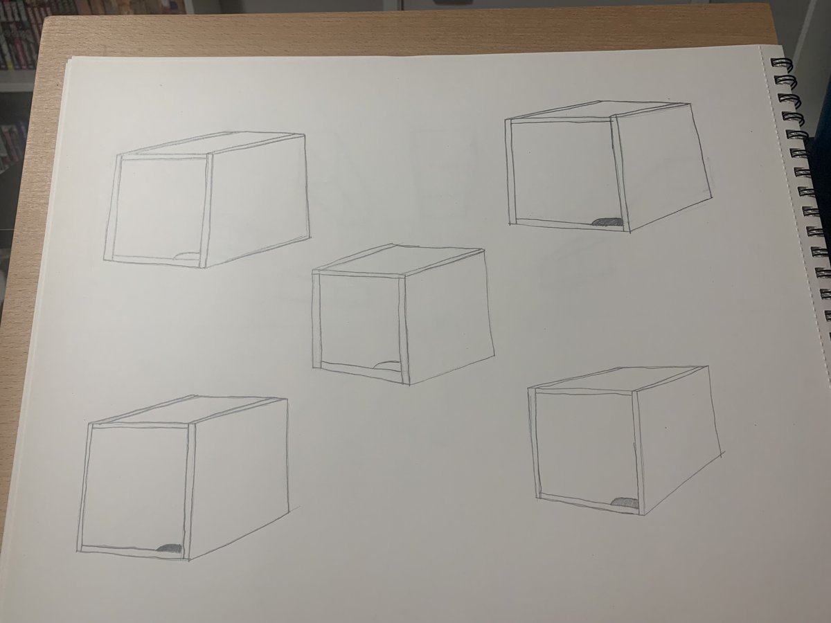 StudiesTokage's tweet photo. I tried copying the drawer in the next picture in these five drawings. I plan on doing this in procreate next. I needed to get this whole learning to draw thing started back up. #learning #howtodraw #beginnerdrawing #beginnerartist #vtuber #vtubers #envtuber #envtubers https://t.co/CnjIN2yia4
