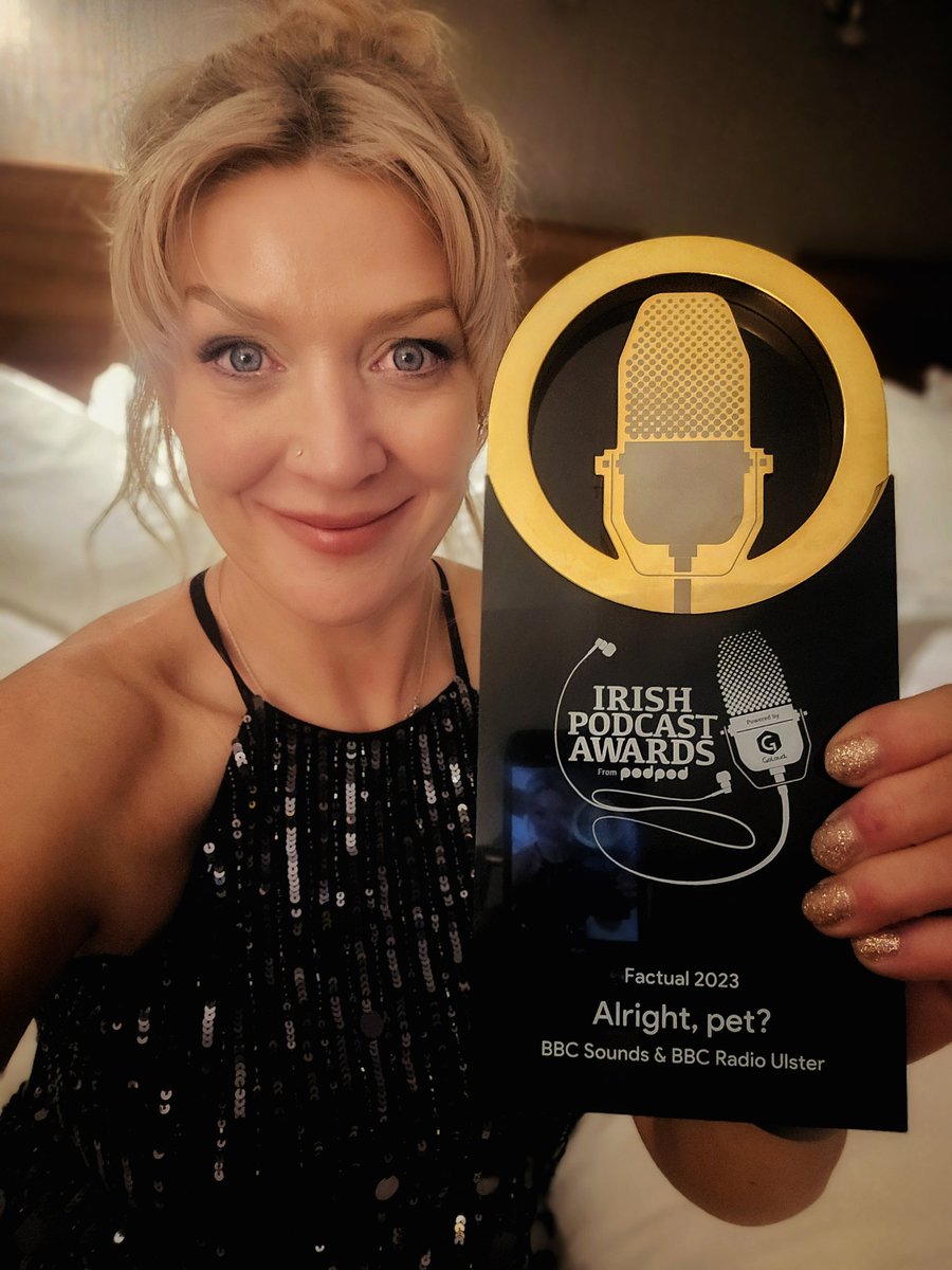 We won!!! Thank you @IEPodAwards for choosing Alright, pet? as best Factual podcast. @RobAdamsVet and I put our heart and soul into it. For every person who has ever understood and treasured the love an animal gives to us, this is for you. Thank you 🐾🐾