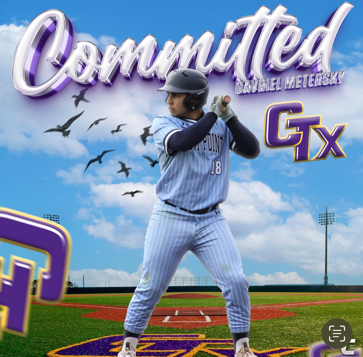 I'm honored and blessed to say that I will be continuing my academic and baseball career at Concordia University! I want to thank God and my parents for guiding me through my journey. I also want to thank my coaches and teammates who've pushed me to be the best player today.