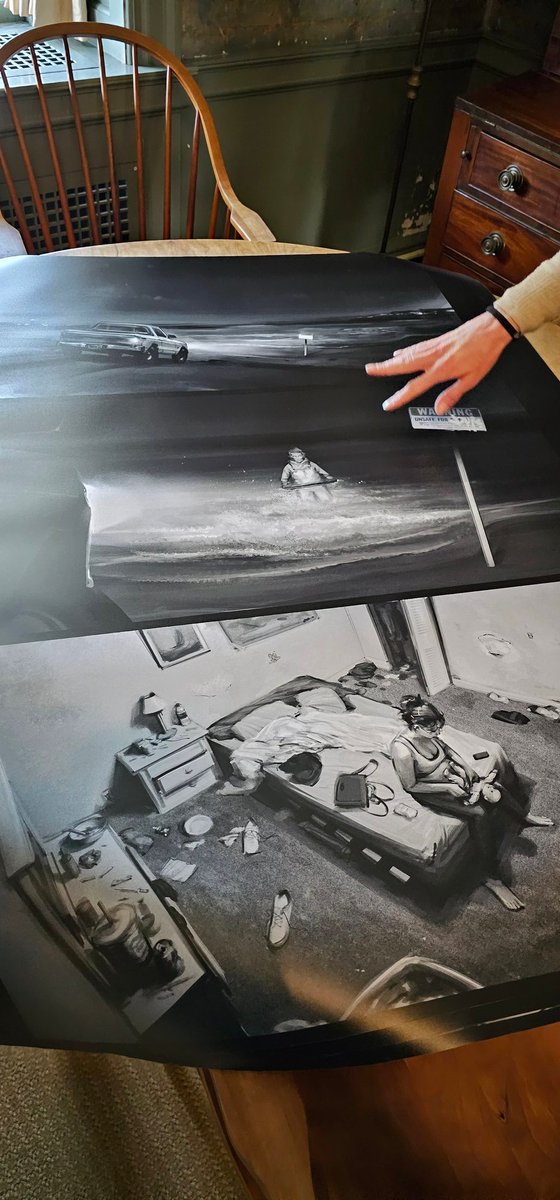 halfshellmovie's tweet photo. Checking out the prints for our upcoming exhibits! Our aim is to blend engaging visual narratives with informative sessions on harm reduction and Narcan training

#ArtHealsCommunity #CommunityLove
#PublicHealthCanvas #HealthAwareness
#CreativeWellbeing #MentalHealth
#art https://t.co/aj2tWgxIPF