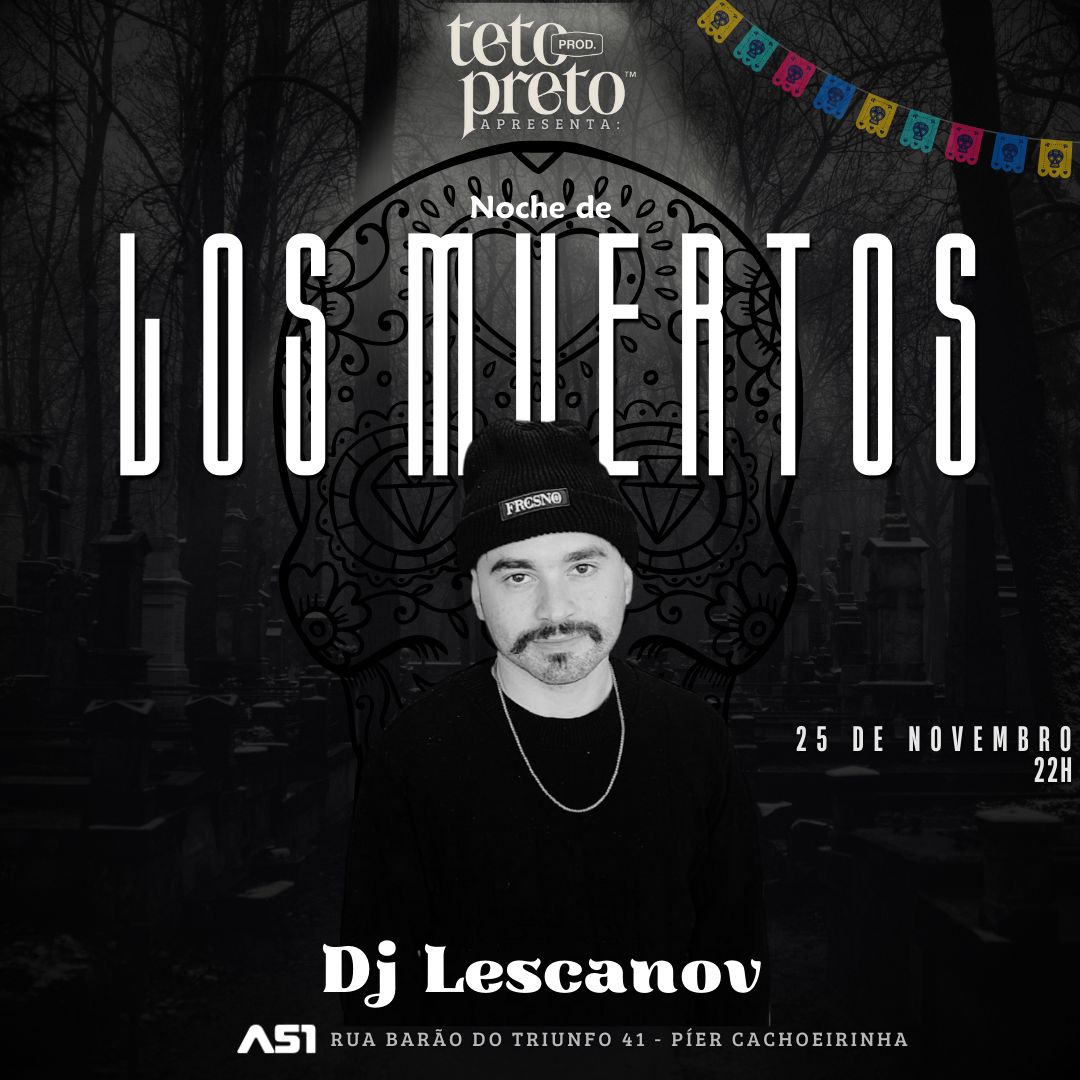 Tetopreto777's tweet image. É line de peso que vocês querem
Então toma!!! 

LINE: 🎛
GORDEX
LESCANOV
MOIRA

o baile é garantido 💥

\NOCHE DE LOS MUERTOS/💀🇲🇽

próximo sábado dia 25/11 às 22h
local: Área51 music park

ingressos no insta: tetopreto.producoes