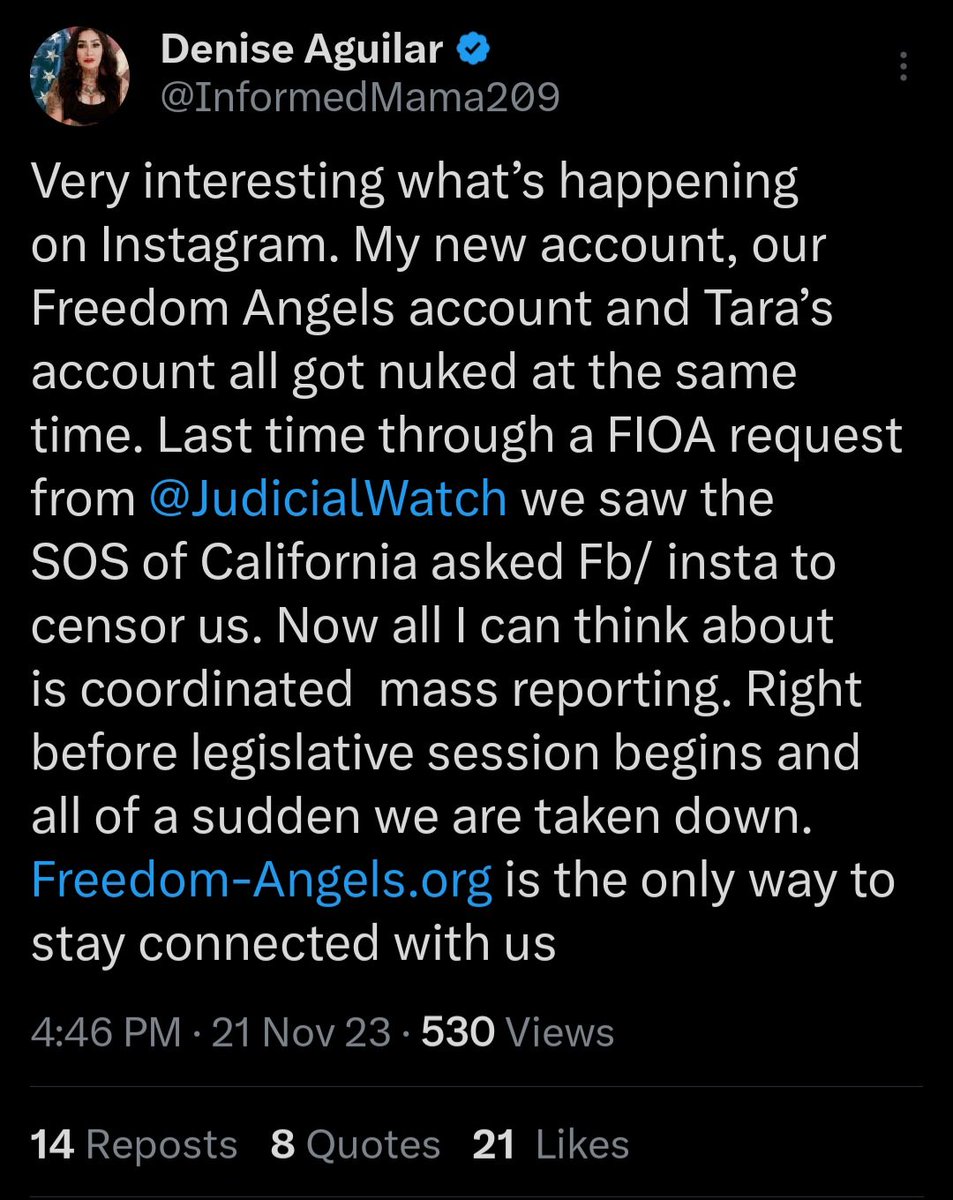 @InformedMama209 @JudicialWatch @TuckerCarlson @joerogan @RubinReport @patrickbetdavid Let them tell their story on your Podcasts. These Mothers are fighting for families and kids in California against a deceptive legislature. The Social Media controligarchs keep deplatforming them for speaking truth. Give them…