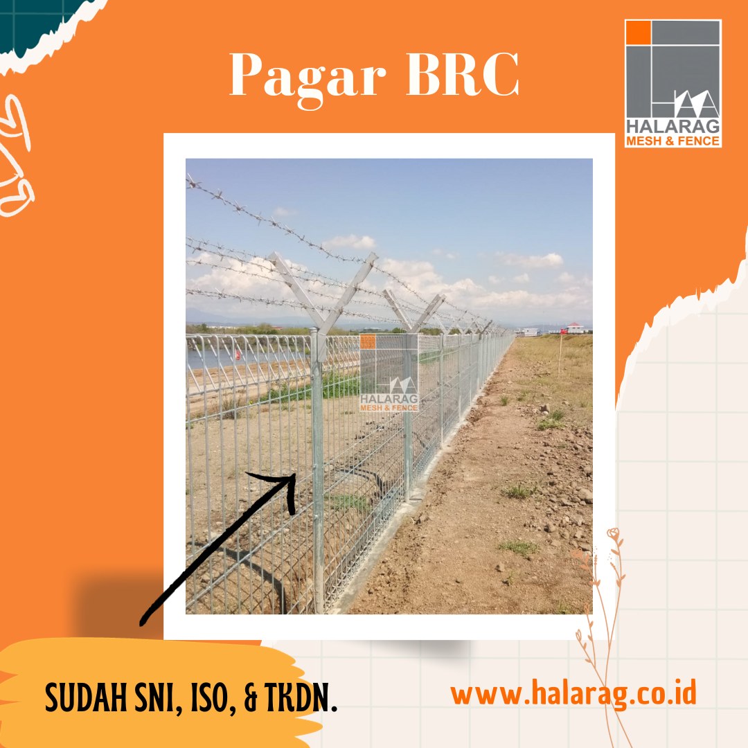 McDennyHalarag's tweet image. Pagar BRC Dan Pagar Untuk PLTS Dan Pagar Untuk BTS, Pagar Untuk Bandara

Spesifikasi teknis Pagar BRC dan Pagar Untuk BTS Halarag merujuk pada SNI 07-4599-1998  Dan Sudah Bersertifikat TKDN

Website :
halarag.id
pabrikwiremesh.co.id/pagar-brc.html 

#pagarbrc #pagarbandara