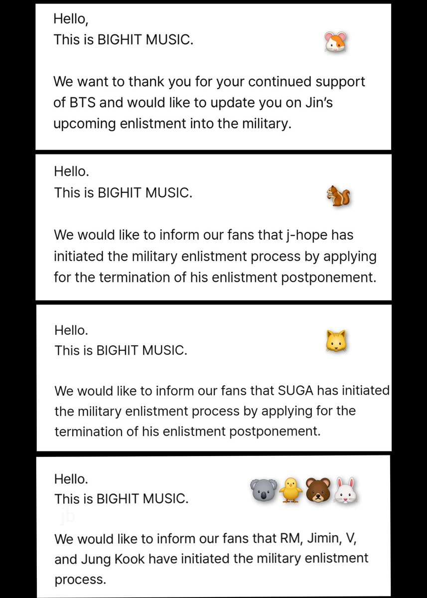 Completed, Hello This is Bighit Music - version 🤝