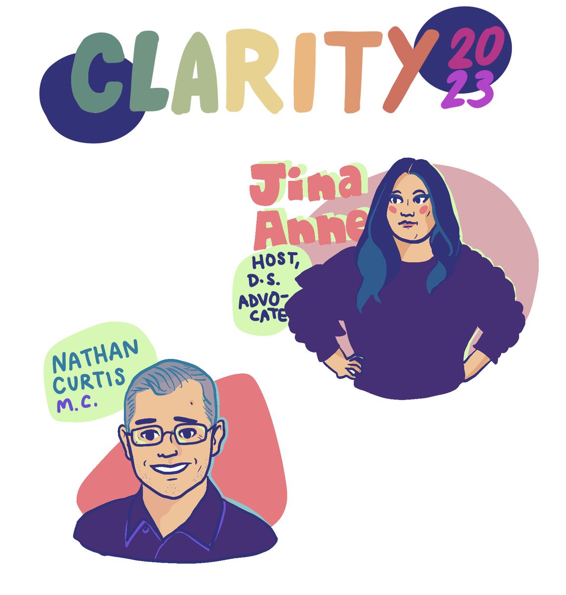 Very excited to finally share the sketch notes I made earlier this month for @Clarity_conf‼️💜 So many thanks to @nathanacurtis for his excellent MC skills and @jina for ~ everything ~ If don't enjoy colorful write-ups of design system talks, mute this thread 😅 #Clarity2023