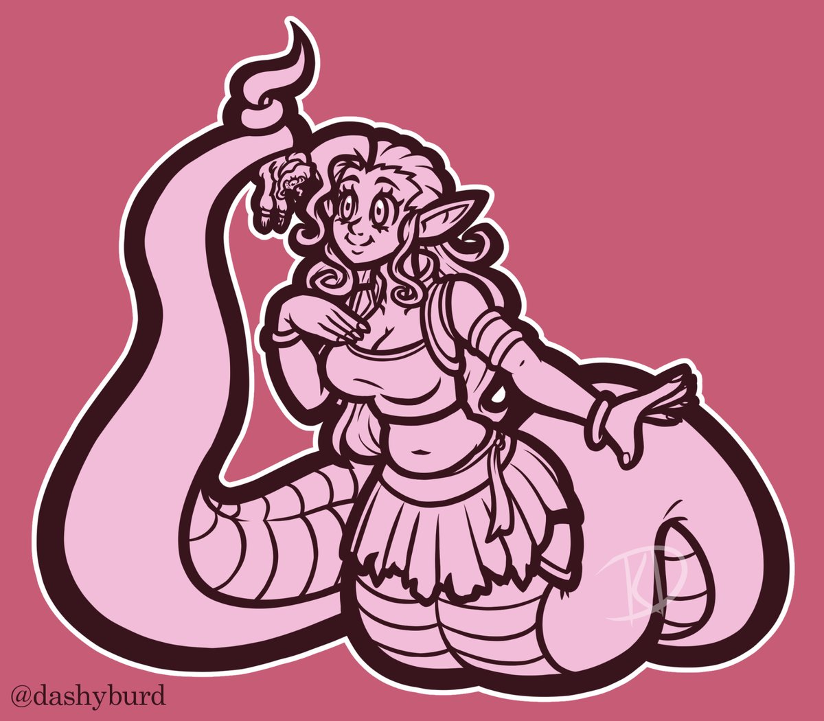 dashyburd's tweet photo. Lineart for anon! You ever just wanna get yoinked by your giant lamia gf
#gtfluff #gianttiny https://t.co/2apZGYfjNO