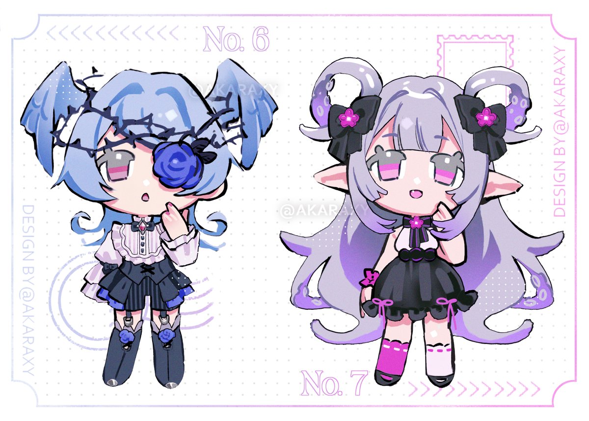 AKAraxy's tweet image. ✨RT appreciated✨#adoptable #adoptablesopen
Hi, I drew 2 chibi cuties!  Claim in comment or DM ~  

Set price for each ― Payment via PayPal :  
✦ AB1 : 18€ (personnal use) 
✦ AB2 : 50€ (commercial use)