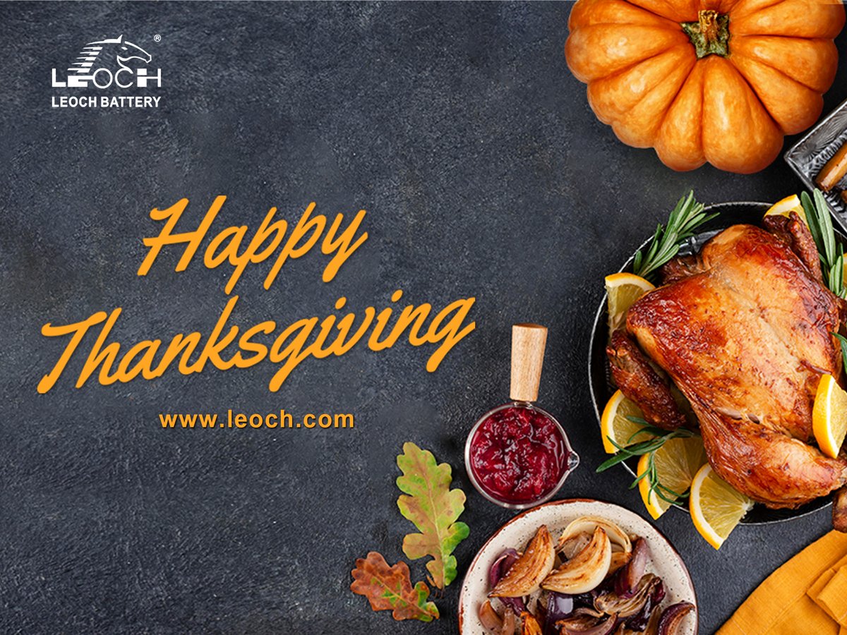 Thanksgiving wishes from Leoch! 🦃

Wishing you a Thanksgiving filled with warmth, love, and the power of our reliable batteries. Thank you for choosing Leoch Battery! 🫂

#Thanksgiving #LeochThanksgiving #GratefulCustomers #WarmthAndLove #ReliablePower #ChooseLeoch