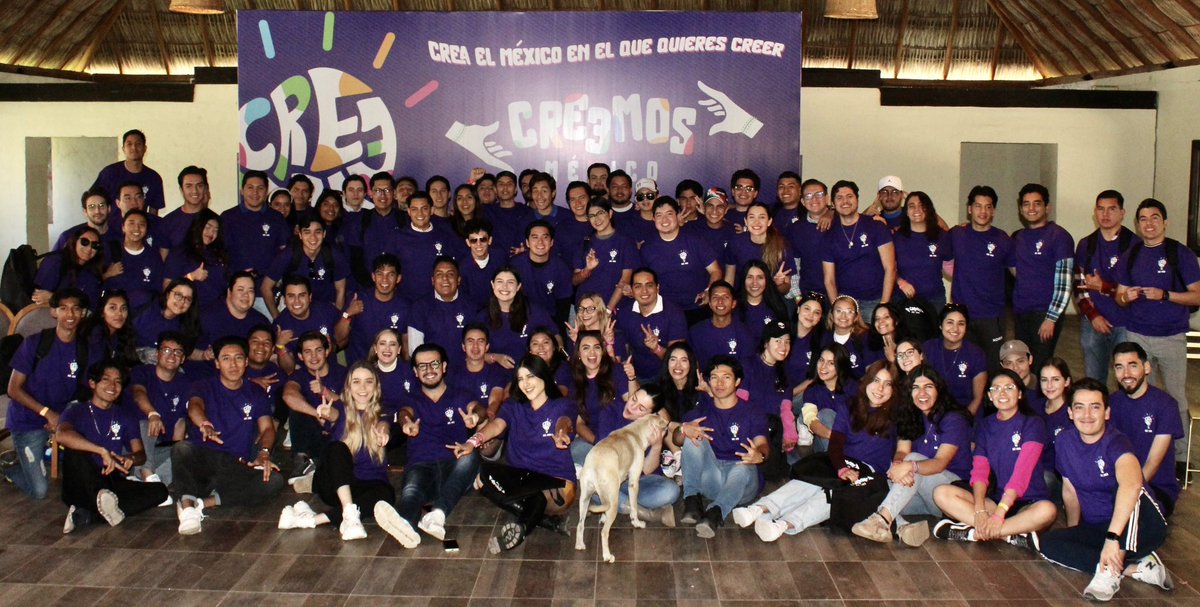 creemosmex's tweet photo. CREEMOS, Campamento de Liderazgo y Formación Política 2023 💡🩷

¡Gracias a todas y a todos por hacerlo posible! Nos vemos muy pronto líderes. 

#CREEMOSMéxico #CREEMOS #JovenesAlFrente #MerecemosMás #YoSíCreo https://t.co/rTOznsgeZ9