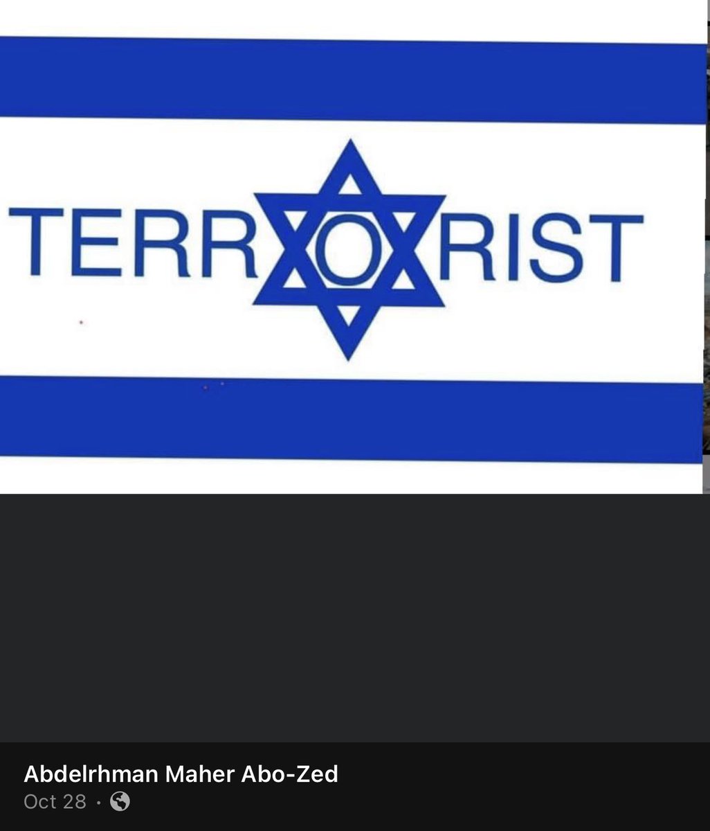StopAntisemites's tweet photo. Dr. Abdelrhman Maher Abo-Zed is a New Jersey based physician who:

- refers to the worlds only Jewish state as a “TERRORIST”
- states “do not take the Jews and Christians as allies”
- Wishes to fighting alongside Hamas terrorists 

Are patients safe in this man’s care? https://t.co/TvYV9GxEam