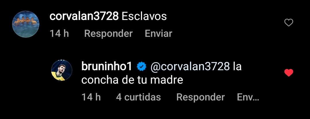 portalbrunor1's tweet photo. Ele enfia o dedo na cara na cara de líbero folgado e também acaba com argentino r*cis**. https://t.co/wEtRO572WV