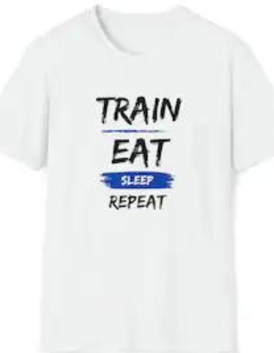 Elevate your training routine with our Train Eat Sleep Repeat T-shirt. Grab yours now and stay on track with the ultimate tee for workout warriors! #FitnessFashion #WorkoutWarrior #FitnessMotivation #WorkoutWednesday
#HealthyLiving #TrainHard #FitLife 

etsy.me/49PcgeG