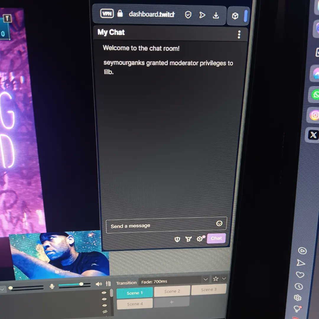 LIVE ON TWITCH SHOUT TO LILB BASEDGOD FOR THE Love JUST MADE HIM MOD LMAO🤣
Twitch.tv/Seymourganks
<a href="/LILBTHEBASEDGOD/">Lil B THE BASEDGOD</a>