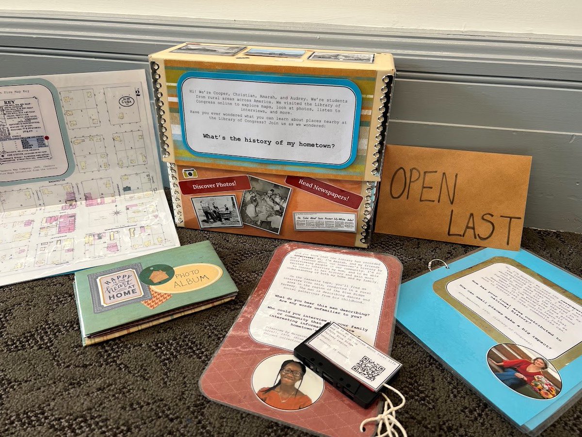Audrey_Seiler_'s tweet photo. Absolutely thrilled to share that I will be featured in an exhibit in the @librarycongress (that’s me in the bottom right!!!) 
The Rural Education Project has expanded my life in so many ways, and I’m so grateful to @vannabbott for giving me this opportunity :) #RECHSHistoryClub https://t.co/onZua8eXvx