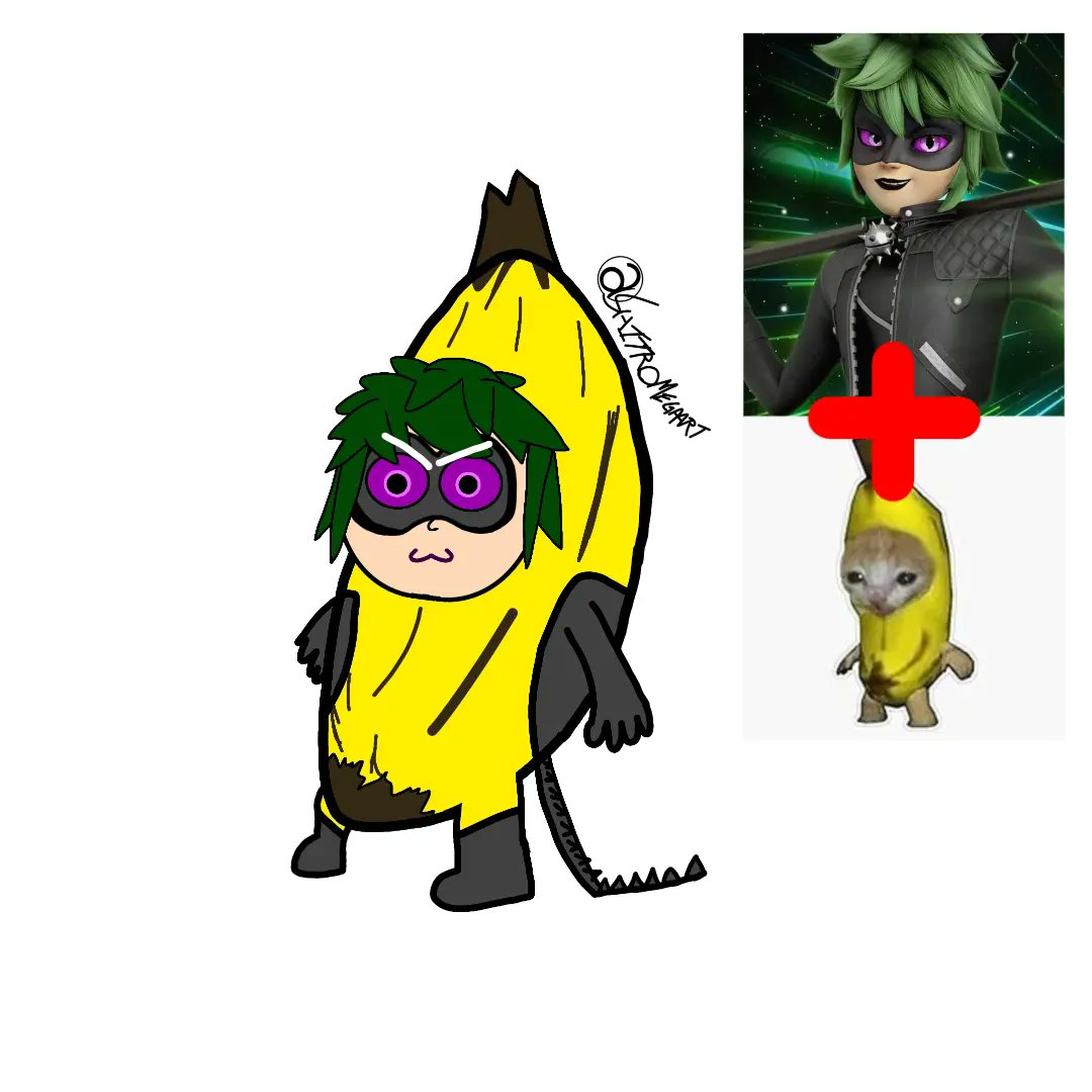 SAITROMEGAART's tweet image. Ladybug/shadybug
Clawnoir/chatnoir

Niña sandía malvada y el gato banano

#miraculous
#ladybug 
#shadybug 
#clawnoir