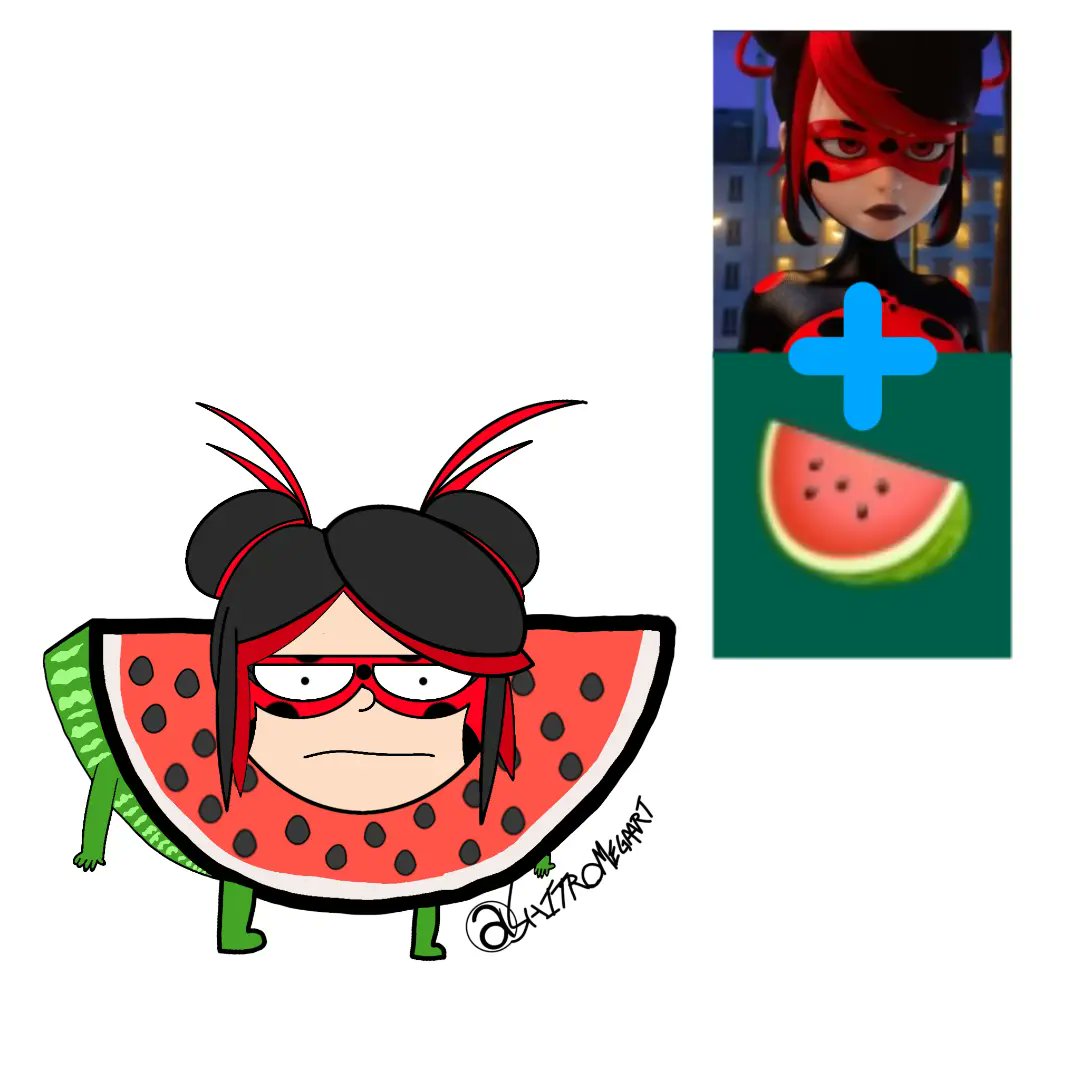 SAITROMEGAART's tweet image. Ladybug/shadybug
Clawnoir/chatnoir

Niña sandía malvada y el gato banano

#miraculous
#ladybug 
#shadybug 
#clawnoir