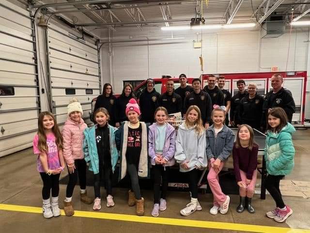 SouthLyonFD's tweet photo. Thank you, Revolution Crew Dance Team from The Studio, for stopping in to visit and for the basket of goodies! 🥰 https://t.co/qhR8nu0fqC