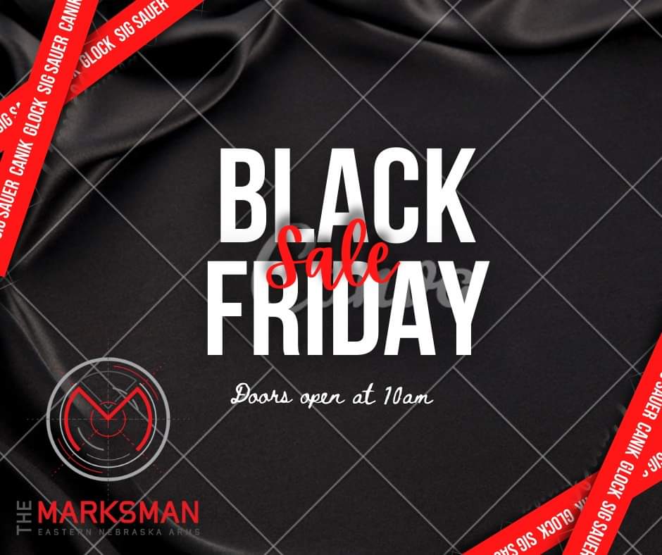 You'll want to be here. Seriously.

#marksmanfamily #supportlocal #marksman #sigsauer #canik #glock #blackfriday #SupportSmallBusiness