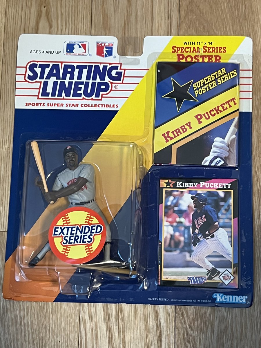 GIFT IDEA 1992 Starting Lineup #KirbyPuckett Minnesota #MNTwins Baseball MLB SLU FREE SHIP 

#baseballcollectibles #ebayfinds #holidaygifts #baseballgifts #vintagegifts #Minnesota #baseball #MLB #ebayfinds #SLU #gifts #MinnesotaTwins 

ebay.com/itm/2665240066… #eBay via @eBay