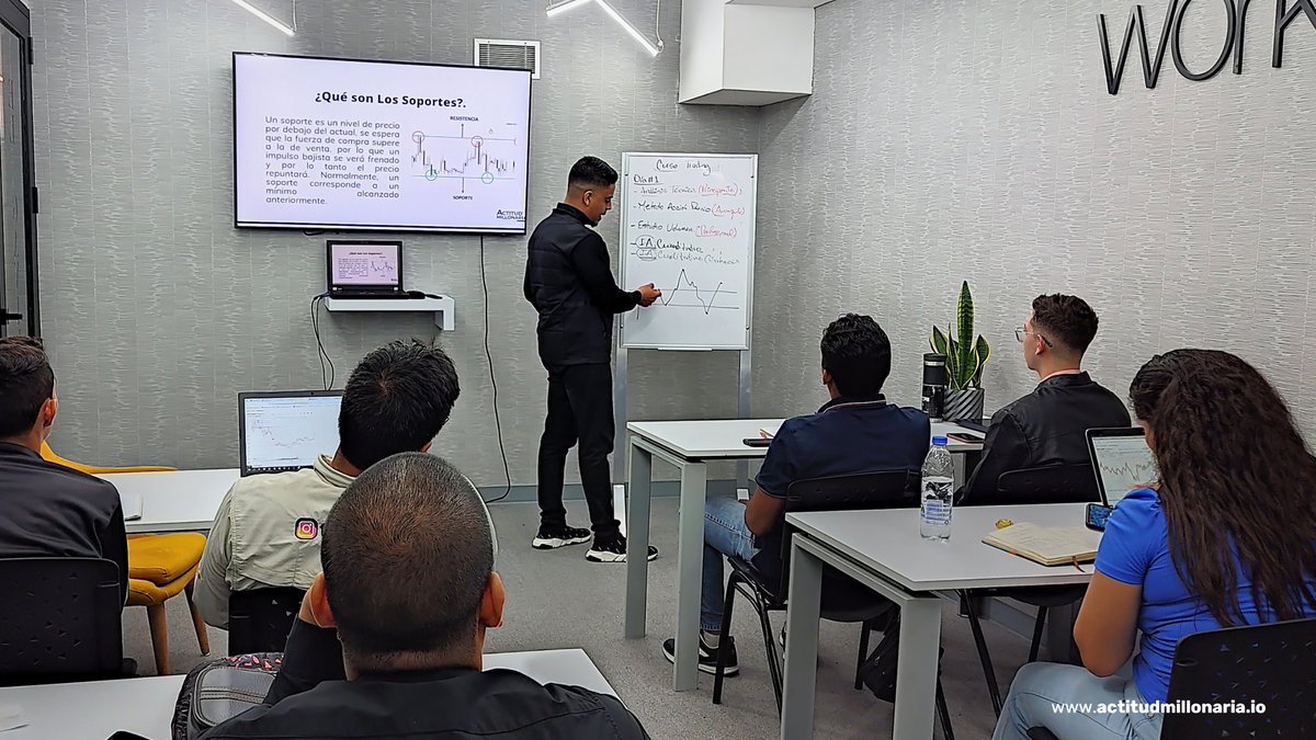 actitudmillo's tweet photo. ¡#Inversión y Trading Nivel 2! 🚀 En nuestra clase inaugural, exploramos las maravillas del Análisis y las herramientas profesionales que serán tu brújula en este viaje de #trading. 📈💡 🌐✨  ¡La revolución financiera continúa! 💰🚀 #TradingActitudMillonaria #Nivel2 https://t.co/5tnxmdMvTI
