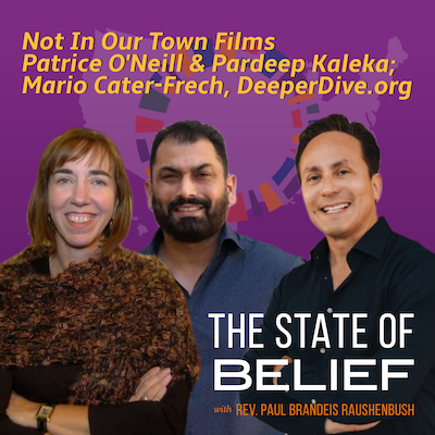 intrfthalliance's tweet photo. On State of Belief this week: Film as a means to fight hate with @NotInOurTown filmmakers Patrice O'Neill + @PardeepKaleka and pioneering social impact storyteller, @MarioCader 🎧

Listen wherever your favorite podcasts are found:
https://t.co/9PGSd3USTP https://t.co/ygMSPXjbD8