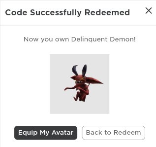 Limited Time] How to get Delinquent Demon in Prime Gaming Roblox