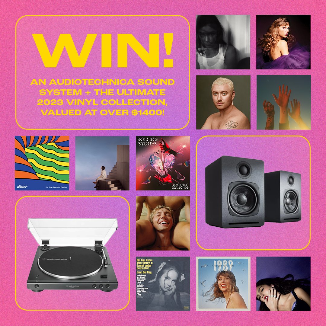 Want to win an Audio-Technica Sound System + the ultimate 2023 vinyl collection? Head to the link below to enter 🚨💿 competition.umusic.com/ultimate2023vi…