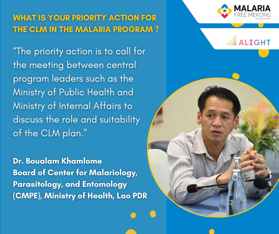 Regional Malaria CSO Platform, GMS tweet media