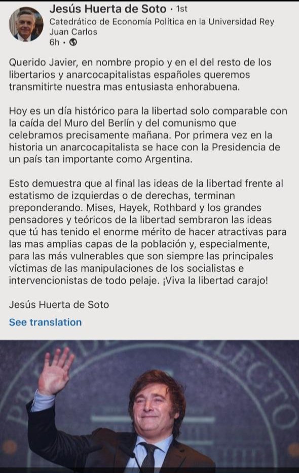 VIVA LA LIBERTAD CARAJO