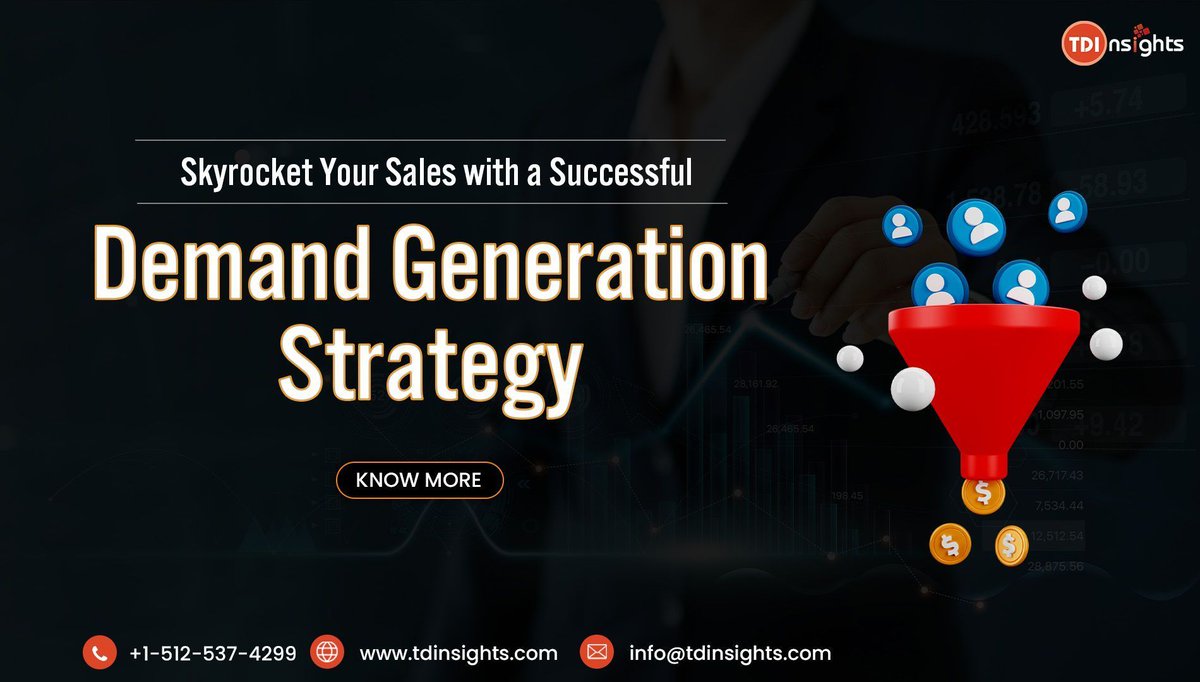 TD_Insights's tweet photo. Boost your sales with an effective demand generation strategy.

Know more: https://t.co/ZGwDE7mawC 

#sales #leadgeneration #ROI #marketing #b2b #organicdemand #audience #TDInsights https://t.co/axwV5deYZO