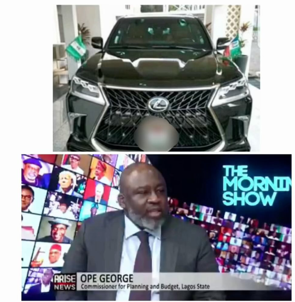 yabaleftonline's tweet photo. "The N440 million bulletproof SUV we bought is not for the Chief of Staff but for his office" - Lagos Budget and Planning commissioner, Ope George https://t.co/BTqNuihANW