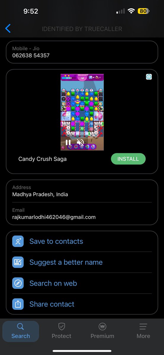 sabauddin's tweet photo. It's a WhatsApp video call scam, don't accept video calls from unknown numbers. @noidapolice how can we stop it? https://t.co/SqbsJ4oyZw