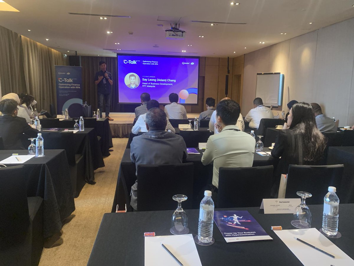 akaBot_FPT's tweet image. Right now, the atmosphere at C-Talk Malaysia event is FIRE as our top experts sharing invaluable insights and DX strategies. Stay tuned for more exciting updates! 🌐
#FastAutomation #akaBot #RPA #automation #hyperautomation #digitaltransformation #CTalk #CTalkMalaysia #Finance