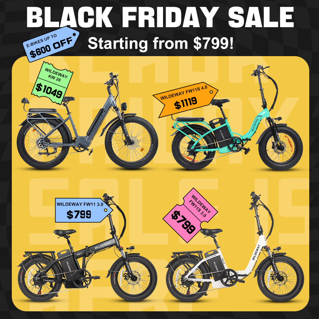 WildewayEbike's tweet photo. Black Friday Sale is here, don't miss this chance to save big!πππ
Up to $600 off electric bike and 20% off in accessories-Link in profileπ
#wildewayebike #ebike #electricbike #BlackFriday #blackfridaysales #bigdeal #bigdealsale #BlackFridayDeals #blackfridayusa https://t.co/7W5FljYyRD