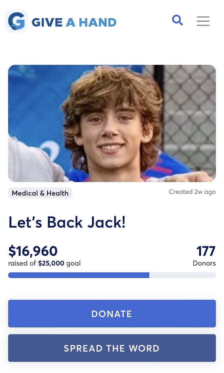 WFCougarSoccer's tweet image. Thanks to everyone who has donated so far! We are $8000 away from our goal to support the Palmer family! 

#PalmerStrong #LetsBackJack 

giveahand.com/fundraiser/let…