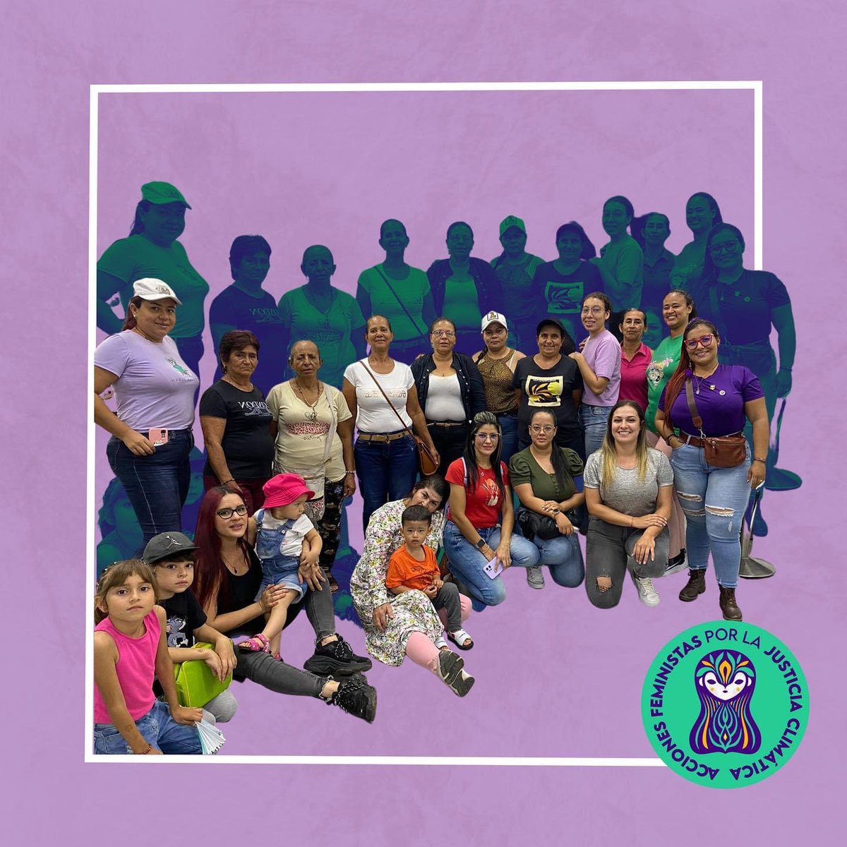 Bquillamas20's tweet photo. #AccionesFeministas es nuestra campaña de mujeres lideresas por la acción climática y la justicia de género 💜💚 hoy Luz Yenid de #MXJC Antioquia organizó un encuentro con las mujeres tierra y vida de Vegachí 🍃 como su acción colectiva feminista por la justicia climática! https://t.co/kGTQiArirm