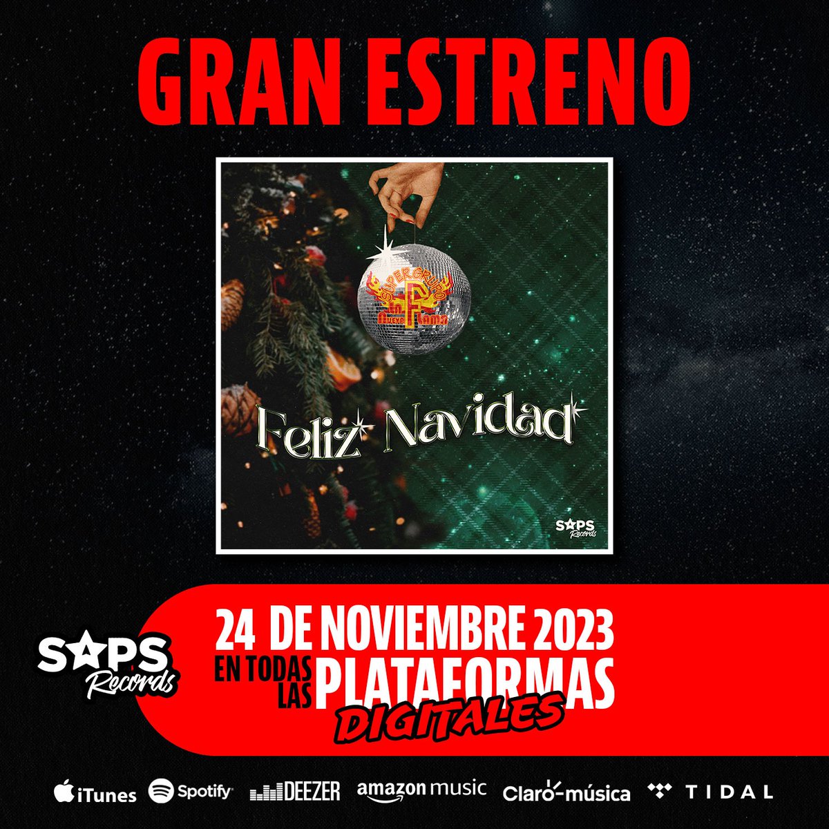 ¡La Navidad llega con ritmo! 🎉
Prepárate para bailar y celebrar desde el 24 de noviembre. 📅
onerpm.link/472269239034