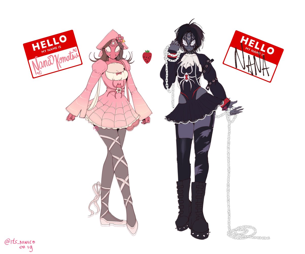 Nana into the nanaverse :3 These were the first spider designs i