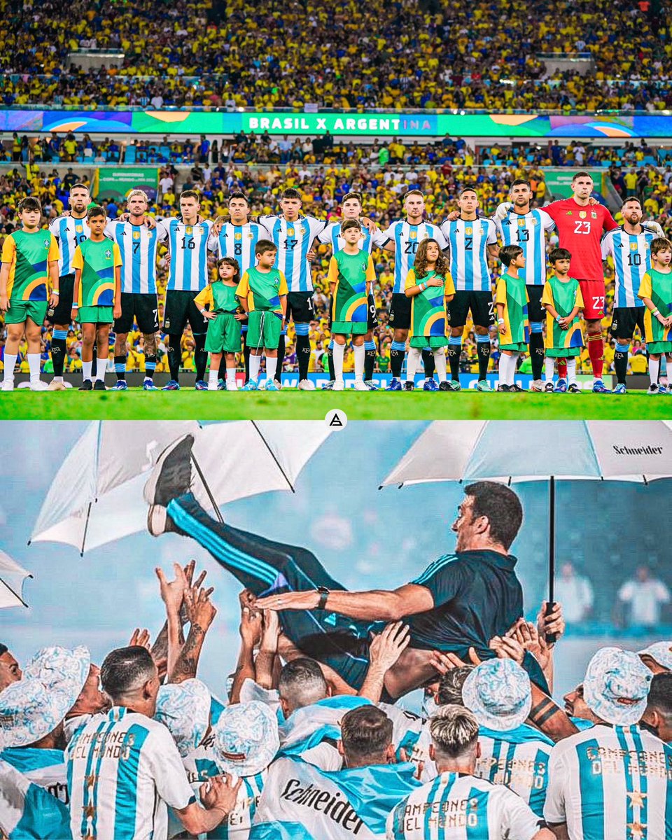 🤯🇦🇷 ARGENTINA LE SACA A BRASIL EL INVICTO HISTÓRICO DE 64 PARTIDOS COMO LOCAL POR ELIMINATORIAS.

Haciendo historia, una vez más. 🚬