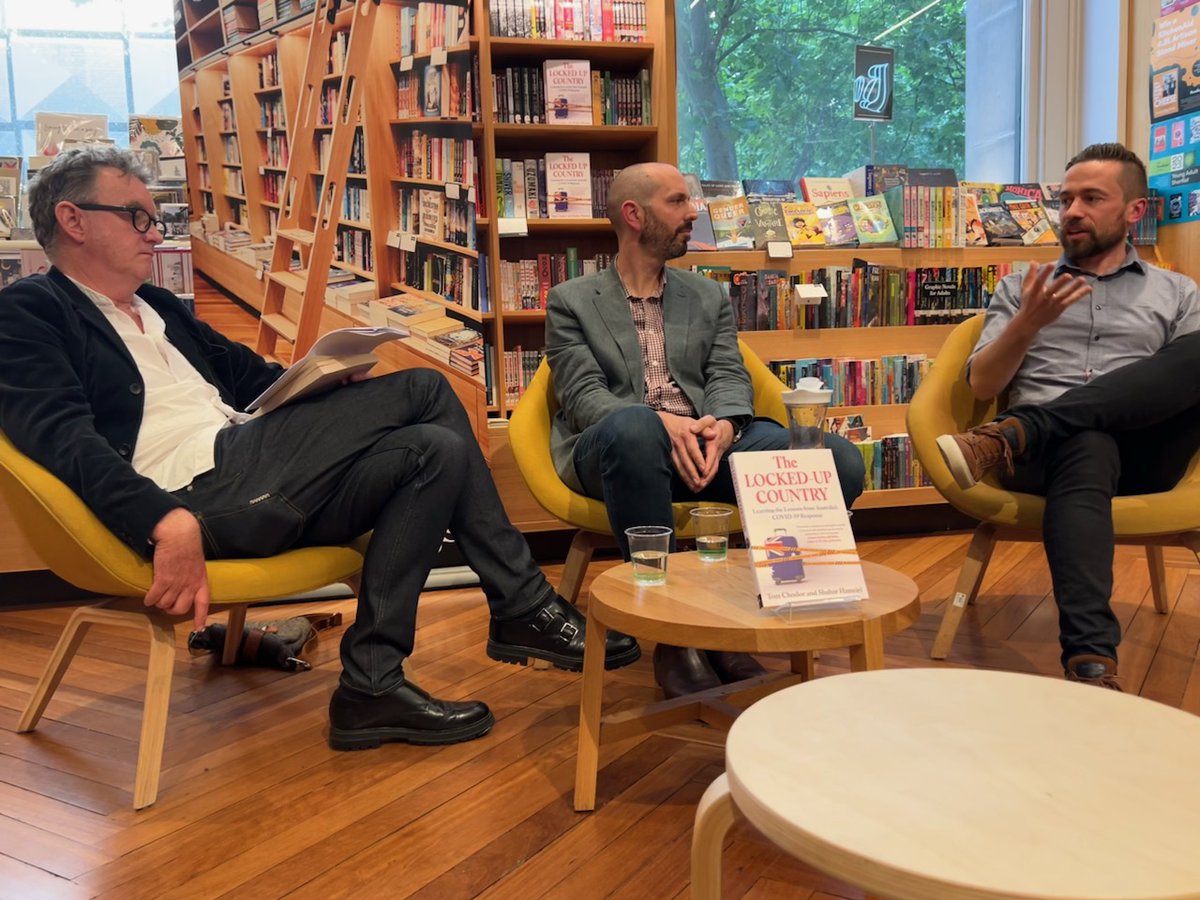 Monash Politics & IR (@monashpolsir) on Twitter photo Congratulations to our own <a href="/TomChodor/">Tom Chodor</a> and his co-author <a href="/ShaharHameiri/">Shahar Hameiri</a> on their successful book launch of "The Locked-Up Country" last night at <a href="/ReadingsBooks/">Readings</a> in Melbourne 👏🏼 Congratulations to our own <a href="/TomChodor/">Tom Chodor</a> and his co-author <a href="/ShaharHameiri/">Shahar Hameiri</a> on their successful book launch of "The Locked-Up Country" last night at <a href="/ReadingsBooks/">Readings</a> in Melbourne 👏🏼