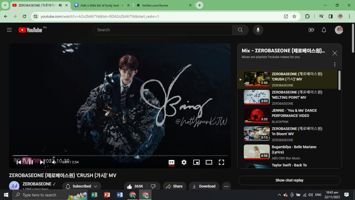 NotYourKJW's tweet photo. @ZEROSESPH Morning Stream 11/22/23 https://t.co/h1dZ14ZMA2