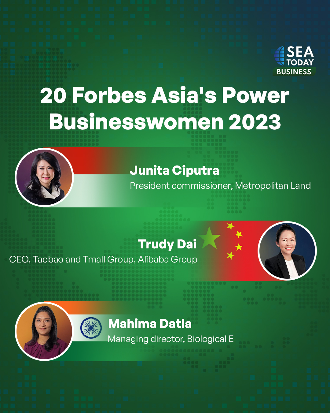 Forbes Asia's Power Businesswomen 2023