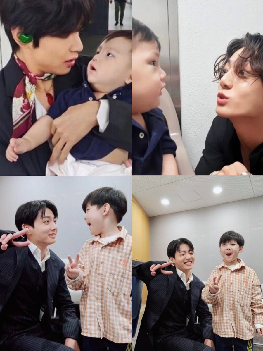 Baby Hamin with TaeKook 🥹🥹