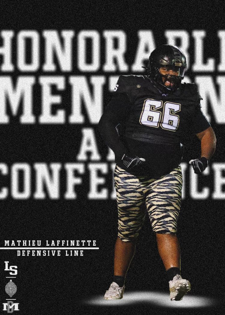 lstigerfootball's tweet photo. Congrats to @Mathieu53645261 for being named to the Suburban Silver All-Conference Team as a Honorable Mention Defensive Lineman. https://t.co/0rGTa7aQeM