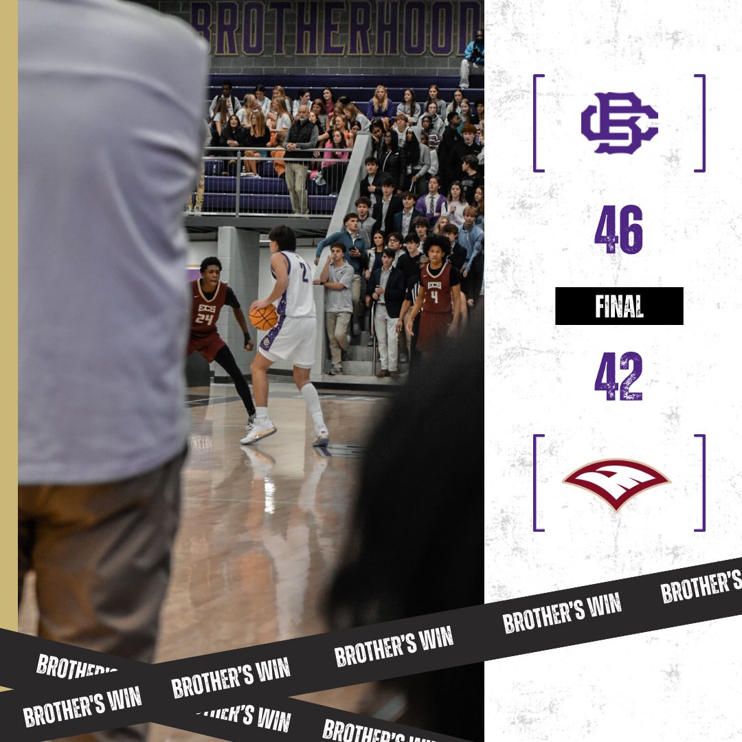 Escaped with a win. Ashton Hudson has 16 P; Carson Chandler adds 10 P & 4 A; Keeper Jackson has 7 P, 7 R & 3 A. On to the next one #GoBrothers