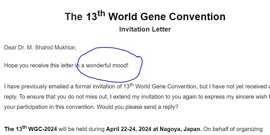 Are you in a good mood to attend a predatory conference in Japan?