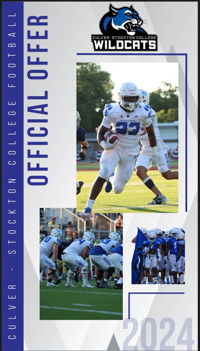 Corey_1T's tweet photo. Blessed to receive an offer from Culver-Stockton College @CoachCutshaw https://t.co/JdJsgKnqOS
