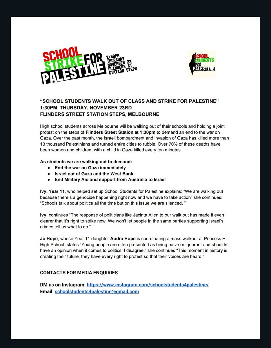 Free Palestine Melbourne tweet media